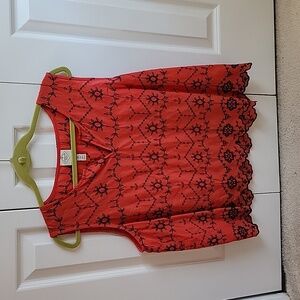 St John's Bay Embroidered Tank Blouse